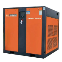 7-13bar rotary silent rotary permanent magnet variable speed screw air compressor 100hp 75kw joint control MAM8070