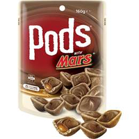 【Pods 豆莢】澳洲 巧克力餅乾 經典口味 Mars 160g