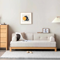 橙家居·家具 科靈系列實木沙發床 KL-K3063(售完採預購 含墊 實木框架 客廳 功能沙發)
