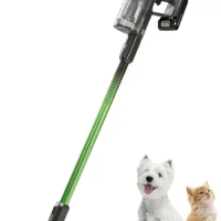 Greenworks 24V Brushless Cordless Stick Vacuum, Lightweight, Handheld, Pet, Anti-Allergen HEPA Filtration, 4Ah Battery