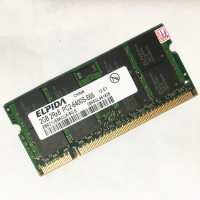 ELPIDA DDR2 RAMS 2GB 800MHz laptop memory ddr2 2GB 2RX8 PC2-6400S-666 RAM