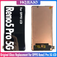 6.55" Original For Oppo Reno5 Pro LCD Display Screen Touch Panel Digitizer For Oppo Reno 5 pro LCD PDSM00 PDST00 CPH2201 display