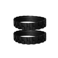 2PCS Tire Skins Replacement Parts for iRobot Roomba I3/I3+/I4/I7/I7+/E5/E6/E7 Robot Vacuum Spare Parts Accessories