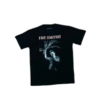 KAOS T-Shirt BAND THE SMITHS-A RUSH AND A PUSH AND THE LAND IS OURS Bahan Tebal Cotton Combed 24s Ka