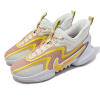 【NIKE 耐吉】籃球鞋 Cosmic Unity 2 EP 白 橘 黃 男鞋 再生材質 氣墊 抓地(DH1536-101)