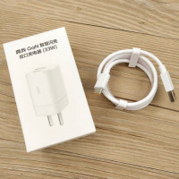 Realme Q3 Q2 Pro Q3S V25 V5 Charger 33W US USB A+USB C Ports GaN SuperDart Fast Charge Power Adapter For OPPO Find N A97 A96 K9S