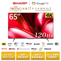 SHARP夏普 65吋 AQUOS 4K GN7000 Series Google TV智慧連網顯示器 4T-C65GN7000X