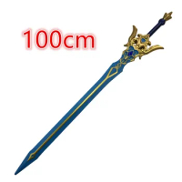 Freedom Sworn Sword Genshin Impact Sword Xing Qiu Jean Weapon 1:1 Cosplay Stage Props Safety PU Model Gift Sword 100cm