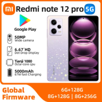 xiaomi redmi note 12 pro Android 5G Unlocked 6.67 inch 8GB RAM 256GB ROM All Colours in Good Condition Original used phone