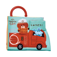 【TAKARA TOMY】Tomica & Tom 布繪本(多美寶寶)