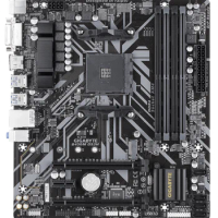 Used Gigabyte GA-B450M DS3H For AMD AM4 Ryzen 3/5/7/9 1th.2th.3th.Athlon USB3.1 HDMI M.2 B450 Micro-ATX Desktop PC Motherboard