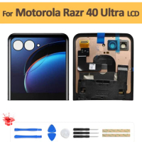 3.6" Original Second External LCD For Motorola Razr 40 Ultra LCD Display Touch Screen Digitizer Assembly For Moto Razr4 XT2321-3