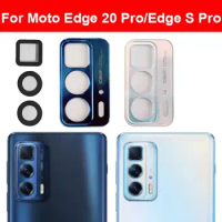 Rear Camera Lens Glass For Motorola MOTO Edge 20 Pro Edge S Pro XT2153-1 Back Camera Glass Lens Adhesive Sticker Repair Parts