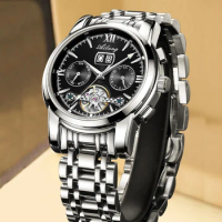 ailang new multi-functional mechanical watch fashion hollow business men's watch