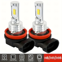 2pcs H11 H9 H8 JPH16 3570 Chip LED Fog Light Bulbs 6000K White Super Bright Waterproof Headlight Dri