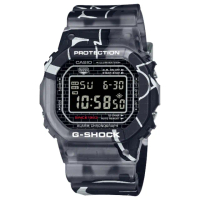 【CASIO 卡西歐】G-SHOCK 塗鴉藝術感婉表42.8mm(DW-5000SS-1)