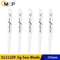 CMCP Jig Saw Blade S1111DF HCS Jigsaw Blades for Wood and Metal Cutting Saber Saw Power Tool Saw Blade Reciprocating Saw Blades