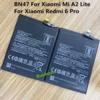 New High Quality Battery BN47 For Xiaomi Mi A2 Lite Redmi 6 Pro Cell Phone Batteria