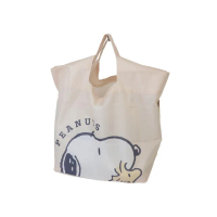 【Kamio】母親節禮物 SNOOPY 史努比 大容量硬底購物袋 S 史努比與胡士托