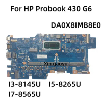 DA0X8IMB8E0 Original For HP Probook 430 G6 Laptop Motherboard With I3/I5/I7 CPU 100% Tested Perfectl