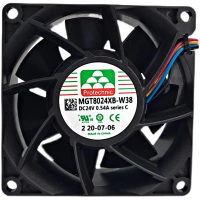 พัดลมระบายความร้อน Yongli MGT8024XB W38 C DC 24V 0.54A 8038 8CM 80*80*38MM 6800RPM 4 ขา PWM