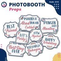 (isi 8) Properti photo booth / Photobooth props / dekorasi foto