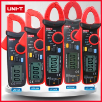 UNI-T UT210A UT210E UT210D Mini Digital Clamp Meter Multimeter Handheld RMS AC/DC Resistanc With Temperature Voltmeter NVC