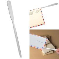 1Pc Stainless Steel Letter Opener Paper Cutterly Utility Cutter Tools Cute Paper Knife Split File Envelopes Opening Stationery