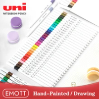 Uni EMOTT Ever Fine Color Marker Pen 0.4mm Full Set PEM-SY5C Water-Based  Plumones marcadores Durable Tip Smooth Writing - AliExpress