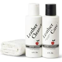 Apple Brand Leather Cleaner & Conditioner Kit - for Use On Leather Purses Handbags Shoes Boots & Acc