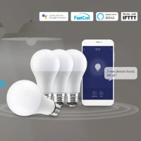 4-Pack BroadLink Smart Light BestCon LB1 Dimmer LED Bulb Light Voice Control with Google Home &amp; Alexa