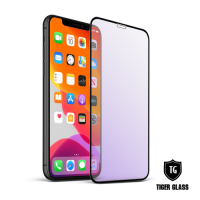 T.G iPhone 11 Pro Max/Xs Max超強二合一抗藍光霧面9H滿版鋼化膜