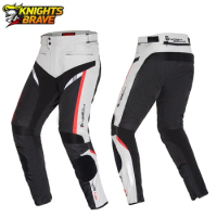 Reflective Motorcycle Pants Men Wear-Resistant Motocross Pants Anti-Fall Motorcycle Protection Equipment Waterproof Biker Pants