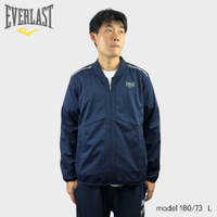 EVERLAST 外套 深藍 機能 教練外套 中性 4155340180