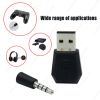 Wireless Headphone USB Adapter Receiver Dongle 4.0 for Sony PS5/PS4 Gaming Headset Bluetooth-Compatible 5.0 Audio Transmitter
