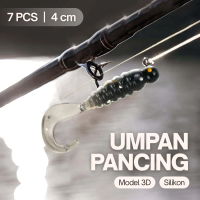 BerkahMall Jakarta Hengjia Umpan Pancing Cacing Soft Bait Fishing Lure 1.75g 7 PCS