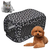 Folding Pet Tent Waterproof Portable Pet Tent with Breathable Mesh for Indoor Outdoor Use Dog House Cat House Pet Supplies