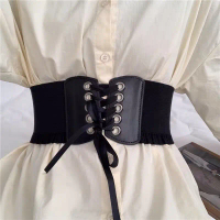 Thắt lưng Đai váy vải nữ Corset bản to 10cm DV28 ảnh cho váy sang chảnh đai nịt bụng váy áo belt da 