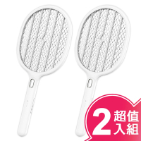 anbao安寶三層網充電式電蚊拍(電量顯示型)(超值2入組)AB-9980