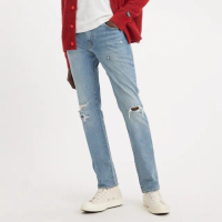 【LEVIS 官方旗艦】男款 511低腰修身窄管牛仔褲 / 精工多重刷破補丁工藝 / 彈性布料 熱賣單品 04511-5662