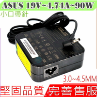 ASUS 充電器(小圓口) 華碩 19V，4.74A，90W，PU450C，E451，E551，PA-1900-42，EXA1202XH，EXA1202YH,BX533FD，圓口帶針