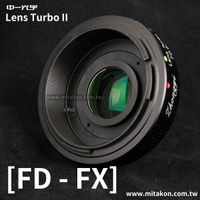 【199超取免運】[享樂攝影] 中一光學Lens Turbo II 2代減焦環 Canon FD-FX FD鏡頭轉接富士Fuji相機 減焦增光環廣角轉接環 XE2 XPRO1 XT2 T20 XA5【APP下單4%點數回饋!!】