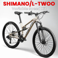 27.5inch Aluminum alloy Soft tail frame Downhill Mountain bike30/33speed off-road Bicycle Lockout Hydraulic Fork Full suspension