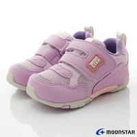 日本月星Moonstar機能童鞋HI系列十大機能寶寶鞋CRB155HI9紫(寶寶段)