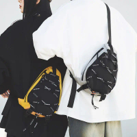 High-quality versatile fashion casual Japanese-style shoulder bag, crossbody bag, chest bag, sports