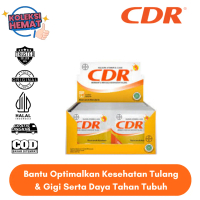 CDR Suplemen Kalsium Vitamin Tulang Jaga Daya Tahan Tubuh 24 Tablet