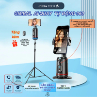【Hot trend】 【Phiên bản nâng cấp】 GIMBAL Điện Thoại Tự Động Quay Theo Người Camera Cảm Biến Al Hỗ Trợ