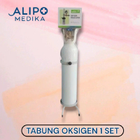 Tabung Oksigen Regulator 1 Set untuk Perlengkapan Medis Rumah Tangga