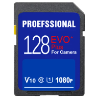 Extreme PRO SD UHS-I Card 64GB 128GB 256GB Up To Class10 C10 U3 V30 UHS-I 4K 32GB For Camera