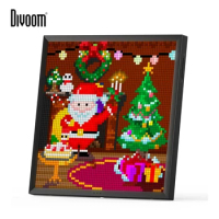 Divoom Pixoo 64 Cloud Digital Frame Pixel Art Display Screen Frame with APP Control,64 X 64 LED Panel for Gaming Room Decoration